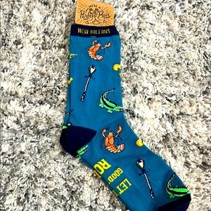 Perfect pair, New Orleans socks, new size 6–12